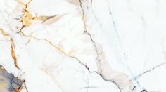 the marble is white and gold in color