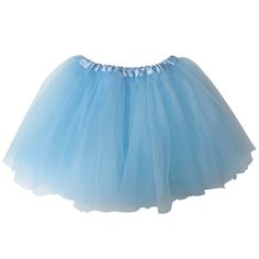 Light Blue Girls Tutu Skirt - Kids Size 3-Layer Tulle Basic Ballet Dance Costume Tutus - Sydney So Sweet Blue Tutu Skirt, Cinderella Tutu, Tutu Size Chart, Fairy Princess Costume, Blue Tulle Skirt, Tutu Skirt Kids, Blue Tutu, Kids Tutu, Girl Tutu Skirt