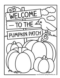 9 Pumpkin Coloring Pages (Free Printables) - Cute Coloring Pages For Kids Cute Pumpkin Coloring Pages, Fall Activity Pages Free Printable, Pumpkin Free Printables, Fall Coloring Sheets For Kids, Pumpkin Crafts For Preschoolers, Fall Coloring Sheets Free Printable, October Crafts For Kids, Fall Coloring Pages Free Printable