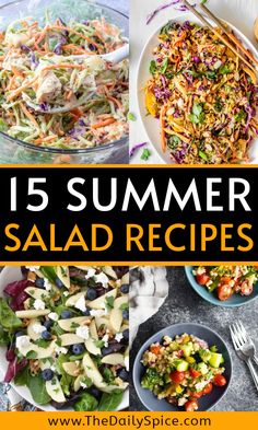 15 summer salad recipes that are easy to make and delicious