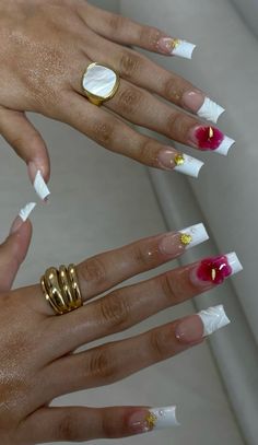 Long Nail Designs, Grunge Nails, Cute Acrylic Nail Designs, Glow Nails, Crazy Nails, Really Cute Nails