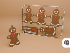 an image of christmas gingerbreads in the shape of people