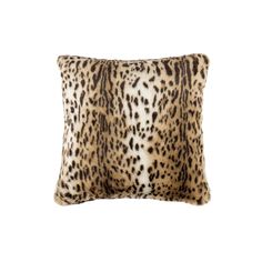 Leopard Faux Fur Decorative Pillow by Lili Alessandra | Fig Linens Custom Drapery Panels, Feather Texture, Faux Fur Pillow, Fur Pillow, The Leopard, Velvet Throw, White Faux Fur, Down Feather, Pillows And Throws