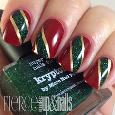 Nail Art Noel, Fingernail Designs, Red Christmas Nails, Holiday Nail Designs, Christmas Nails Easy, Christmas Nail Art Designs, Holiday Nail, Super Nails, Christmas Nails Acrylic