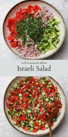 Parsley Salad, Shabbat Dinner, Kosher Recipes, Jewish Recipes, Mediterranean Diet Recipes, Chopped Tomatoes, Middle Eastern Recipes, Virgin Olive Oil, Healthy Salads