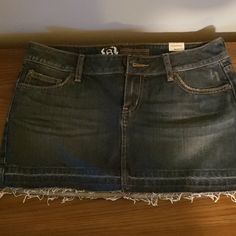 Nwt .Buckle Bullhead Denim Skirt Size 7 Skirt Outfits Aesthetic, Grunge Skirt, Jean Skirts, 2000s Clothes, Vintage Skirts, Really Cute Outfits, Cute Summer Outfits, Casual Denim, Jean Skirt