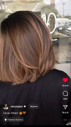 Toffee Balayage, Brown Bob Haircut, Brown Bob, Bronde Balayage, Haircut Pictures, Brown Hair Balayage, Short Straight Hair, Hair Stylies, Short Hair Balayage