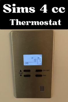 thermostaer with instructions on how to use it for heating and water heaters