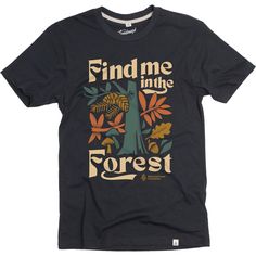 A special addition t-shirt design in collaboration with The National Forest Foundation! National Forests provide clean air and water, wildlife habitat, and incredible recreational opportunities across the United States. Landmark is partnering with The National Forest Foundation, America's leading organization for forest and grassland conservation efforts, by donating 10% of Find Your Forest tee sales to NFF. National Parks Tshirt, Nature Tshirt Design, Landmark Poster, Us Forest Service, T Shirt Logo Design, Nature Shirts, Wildlife Habitat, Riga, Clean Air