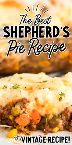 the best shepherd's pie recipe vintage recipe