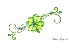 an image of a shamrock with the words happy st patrick's day on it