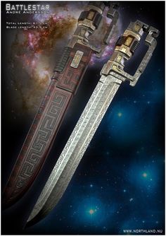 an image of two swords in the sky with stars behind them and text that reads battlestark