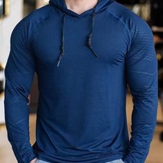 Long Sleeves Hooded Men's Breathable Fitness T Shirt

Price: 36.00 & FREE Shipping Worldwide

#men #mensfitness #fitnessapparel #mensportswear #mensgymwear #gymwear #sportswear #mensathleisure #athleisure #bodybuilding #musclefit #mensfitnessapparel #activewear #mensactivewear #mensgymapparel #hardcore #sportstshirt #menssportstshirts #mensoutdoortshirts Winter Sports T-shirt, Casual Hoodie Tops For Light Sports, Blue Stretch Hoodie Top, Blue T-shirt For Winter Sports, Functional Moisture-wicking Hoodie Top, Functional Moisture-wicking Hoodie, Casual Hooded Sports T-shirt, Solid Color Hoodie For Workout, Sporty Hoodie Tops For Sports