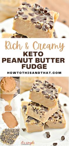 rich and creamy keto peanut butter fudge is an easy dessert recipe that's ready in under 30 minutes