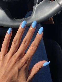 Colorful Nails, Blue Nail Polish, Coffin Nails Long, Disney Nails, Summer Nails Colors