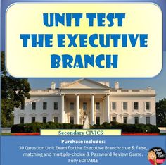 the front cover of an executive guide for the executive branch, which includes information on how to