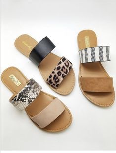 Neutral Slip on Sandals – Three Loves Co Two Strap Sandals, Strappy Sandals Flat, Sandals Outfit, Studded Heels, Wide Shoes, Dansko Shoes