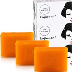 Kojie San Kojic Acid Lightening Soap 135g (3 Bars) Moisturising Coconut Oil Primes Skin For Maximum Absorption Of Kojic Acid Kojie San Contains High Grade Cosmetic All-Natural Kojic Acid That Helps Prevent Melanin Production Making Skin Lighter And Clearer. Kojie San Skin Lightening Soap Is Effective In Diminishing Dark Spots, Freckles And Acne, Stretch Marks, Uneven Skin Tone Kojic Acid Was Discovered In Japan, It Is A Byproduct Of Koji Or Malted Rice Used In The Production Of Rice Wine. Authen Acne Peel, Skin Lightening Soap, Kojie San, Pmd Beauty, Skin Lightening, Acne Spots, Rice Wine, Cream Cleanser, Acne Blemishes