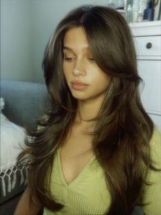 Machiaj Smokey Eyes, Brown Hair Inspo, Hair Inspiration Long, Haircuts For Wavy Hair, Blowout Hair, Long Brown Hair, Haircuts For Medium Hair