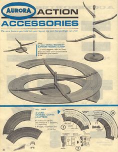 an advertisement for the aurora action accessories