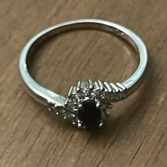 Black Onyx Ring Sterling Silver Size 11 Gorgeous Ring Silly Wedding, Gorgeous Ring, Black Onyx Ring, Ring Color, Onyx Ring, Ring Sterling Silver, Womens Jewelry Rings, Black Onyx, Black Silver