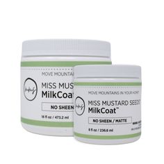 two jars of miss muscaa milk with no sheinew mate on the side