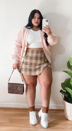 Chubby Girl Outfits, Hm Outfits, Ootd Instagram, Aesthetic Outfit Ideas, Outfit Trends