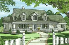 this is an artist's rendering of the country house