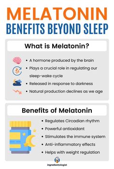 Melatonin Foods, Melatonin Benefits, Biohacking Technology, Holistic Nutrition Recipes, Vitamins For Energy, The Immune System, Daily Vitamins, Healthy Detox, Dry Skin Care