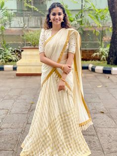 Onam Outfits Ideas, Onam Dress, Onam Saree, Saree Hairstyles