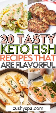 20 tasty keto fish recipes that are flavored with lemons and parsley