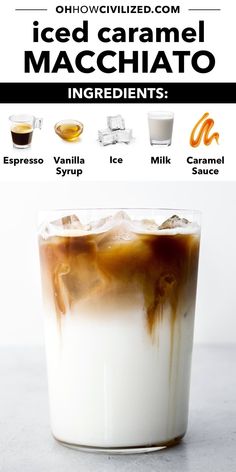 See how easy it is to make this Starbucks favorite at home in less than 5 minutes using a Nespresso machine. The trick to making this drink is all in how it’s assembled. #caramelmacchiato #icedcoffee #starbuckscopycat #nespresso Iced Caramel Macchiato Recipe, Starbucks Caramel Macchiato, Caramel Macchiato Starbucks, Iced Espresso, Caramel Macchiato Recipe, Iced Caramel Macchiato, Coffee Recipe Healthy