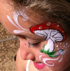 Face Paint Mushroom, Woodland Face Paint, Gnome Face Paint, Forest Face Paint, Woodland Animal Face Paint, Mushroom Face Paint, Spring Face Paint, Face Painting Fall Festival, Face Paint Fall Festival