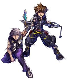 Soriku Fanart, Tetsuya Nomura Art, Nomura Art, Sora And Riku, Official Wallpaper