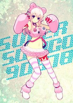 Super Sonico, Gloomy Bear, Moe Anime, Bear Girl, Yami Kawaii, On Hiatus, Arte Inspo, Bear Art, Bear Wallpaper