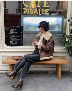 6 Classic Winter Outfits French Girls Are Wearing Right Now | Who What Wear UK French Winter Outfits, Paris Winter Outfits, French Outfits, Lederhosen Outfit, Parisian Wardrobe, Paris Winter, Mix & Match, Style Parisienne, French Women Style