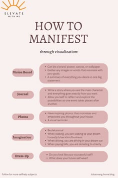 Visual Activities, Mindfulness Journal Prompts, Manifestation Meditation, Divine Feminine Spirituality, Vie Motivation