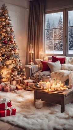 #ChristmasTree #HolidayDecor #FestiveVibes #TreeOfJoy #ChristmasSpirit Ambiance Aesthetic, Festive Decor Ideas, Cozy Christmas Bedroom, Christmas Bedroom Ideas, Christmas Lockscreen, Cozy Christmas Decor, Cosy Christmas, Christmas Decorations Bedroom