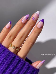 Summer Vacation Nails, Nail Art For Girls, Violet Nails, Nail Goals, Purple Nail Designs, Casual Nails, Cute Summer Nails, Vacation Nails, Purple Nails