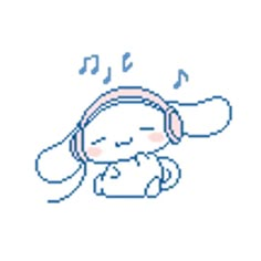 an image of a cartoon character with headphones