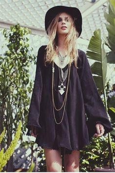 Style Hippie Chic, Hippie Goth, Moda Hippie, Boho Mode, Tokyo Street Fashion, Hipster Grunge, Estilo Hippie