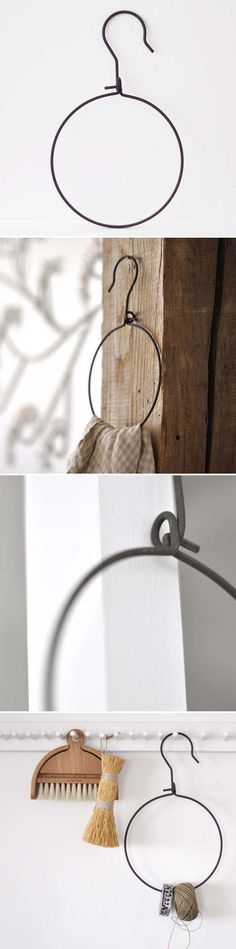 three different images of the same object in one photo and another image with some sort of wire attached to it