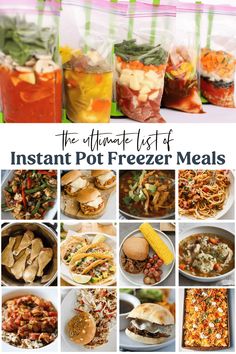 the ultimate list of instant pot freeze meals