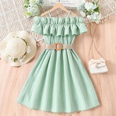 Plus-koon Muoti, Strapless Bodycon Dress, Cute Dress Outfits, Casual White Dress, فستان سهرة, Girls Dresses Summer, White Dress Summer, Dresses Kids Girl, Toddler Girl Dresses