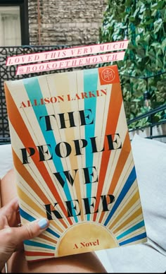 the people we keep by allison larkn is featured in an article about her book