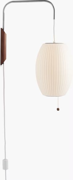 Nelson Cigar Wall Sconce – Design Within Reach Pendant Lamp Design, Steel Detail, Bubble Lights, Bubble Lamps, Covered Decks, George Nelson, Herman Miller, Design Within Reach, Light Sconces