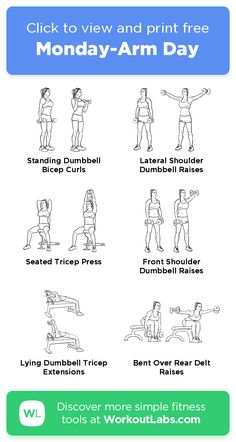 an exercise poster with the instructions for how to work out