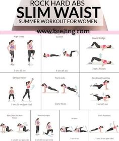 an image of a woman doing exercises for slim waist