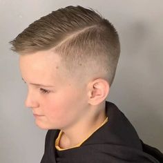 Boys Short Haircut Kids Fade With Line, Faded Mohawk Boys Haircut Short, Boys Short Haircut Kids Fade Hard Part, Short Hair Comb Over Fade, Bald Fade Boys Haircut, Boys Skin Fade Haircut Kids, Boys High Fade, Little Boy Haircuts Short, Kids Hair Cuts For Boys Fade