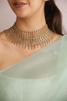 Choker Necklace Designs, Indian Bridal Jewelry Sets, Bridal Jewelry Vintage